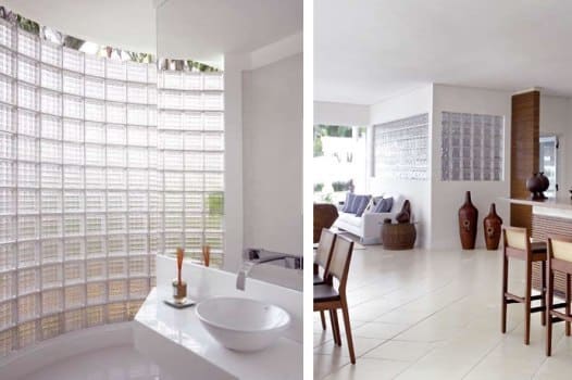 Decoração com tijolos de vidro fotos Decoração com tijolos de vidro fotos