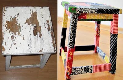 Decoração com móveis reciclados cadeira reciclada Decoração com móveis reciclados