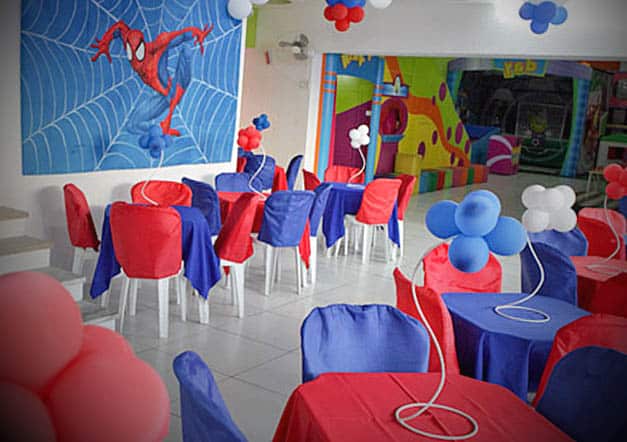 Artigos de festa homem aranha