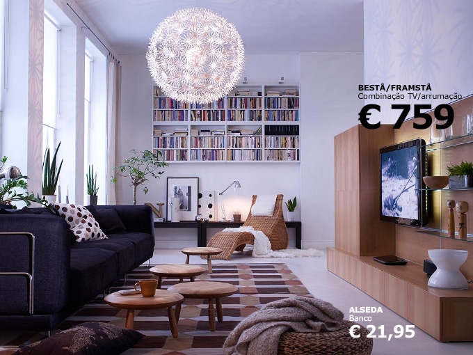 ikea sala Renove a sua casa com a IKEA
