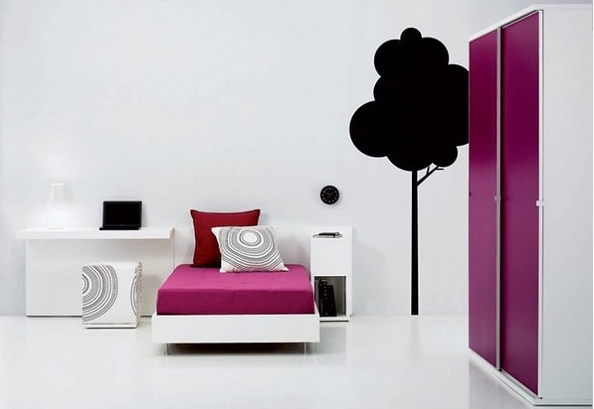 quarto rapariga minimalista Dicas de decoração de quarto duma adolescente