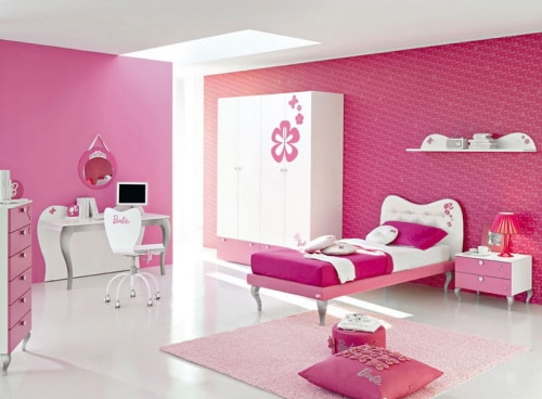quarto rapariga rosa Dicas de decoração de quarto duma adolescente